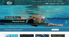 Desktop Screenshot of pro-sportck.cz